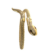 yellow cuff, snake, bracelet, diamonds, Lee Richards Fine Jewelry, NJ, Pt. Pleasant, NJ